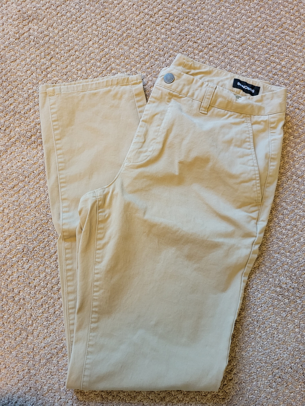 Bonobos Light Beige Stretch Chinos